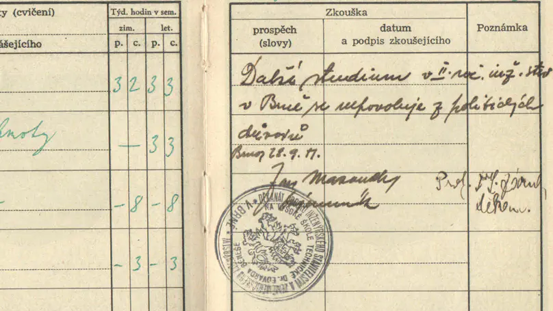 Poúnorové politické čistky na vysokých školách v letech 1948 a 1949